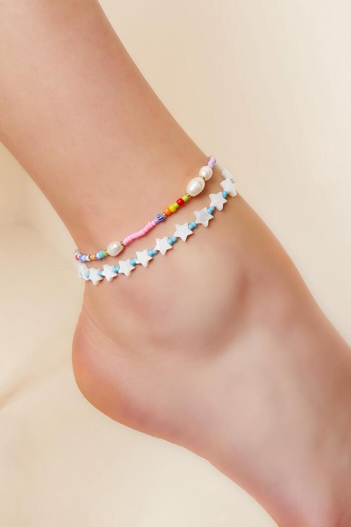 Starry night anklet - Beach collection White Sea Shells Picture2
